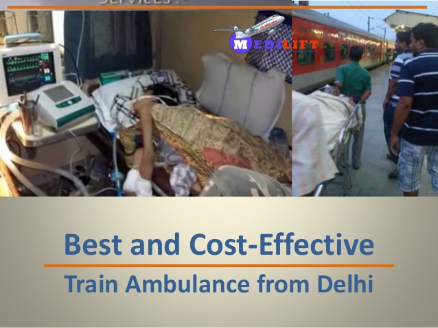 train ambulance in delhi