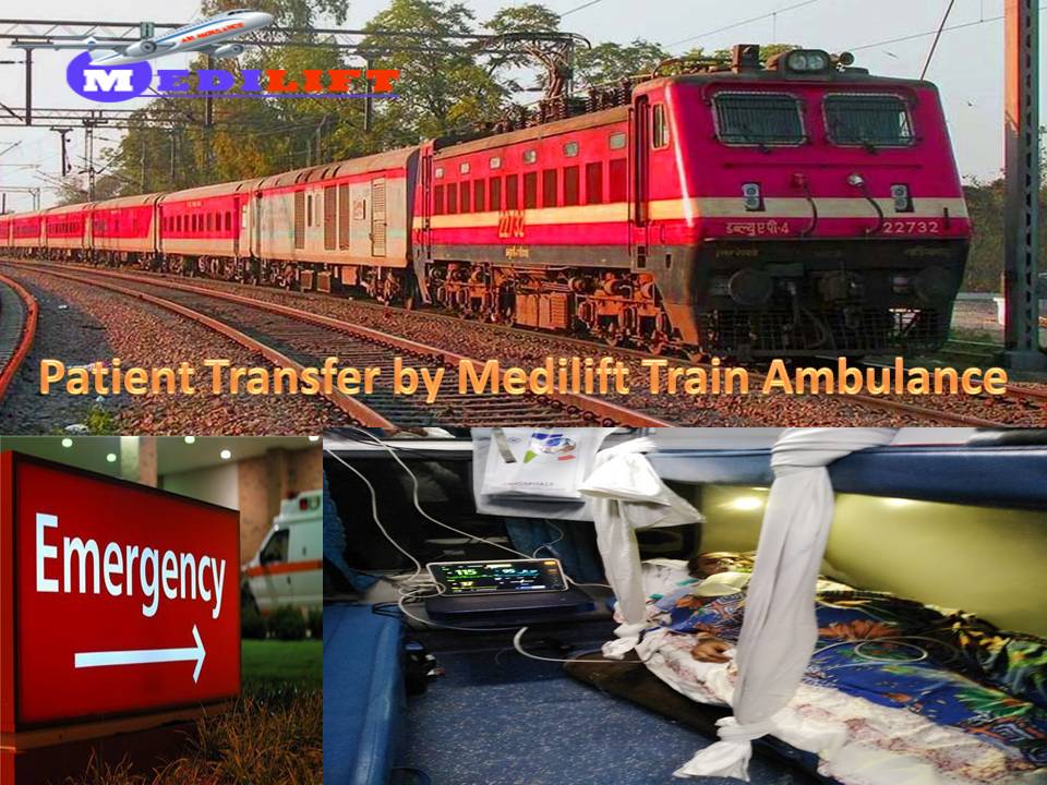 Medilift Train Ambulance in Patna